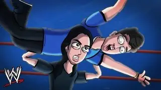 Animated WWE Moves On Girls