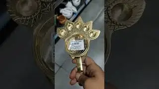 brass panchaharathi pooja item#poojasamagri#poojaitems#germansilveritems#festival#meeshohaul#meesho