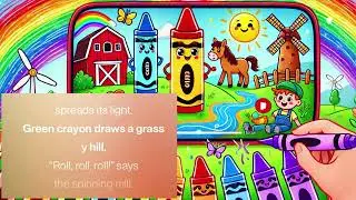 Crayon Color Song | Drawing & Color Rhyme for Kids | #KidsSongs #ColorSongs #PreschoolLearning