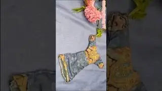 Doll Dress So Beautiful Making Barbie Dress Stitching Sewing YT❤🌼 #shorts #subscribe #viralshort