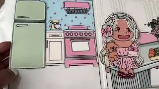 Quick Overview of My LuLu Bell Busy Book | Paper Dolls | No Sound