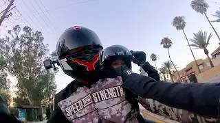 2017 Honda Rebel 500 with a passenger