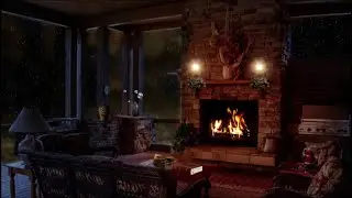 Cozy Fireplace Crackling 🔥 Relaxing Fire Ambience for Sleep, Study & Focus