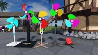 5 DIY Stand Fan Hack Colours Spinning