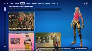 Fortnite_ Golden Tactical Pack  😆😆