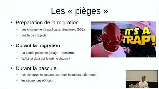 Retour d'expérience sur les migrations majeures de PostgreSQL; De l'appréhension à la confiance ! -
