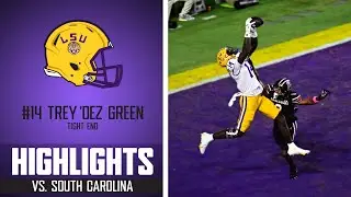 Trey'Dez Green Highlights | No. 11 LSU Tigers vs. South Carolina Gamecocks | 2025 SEC Football