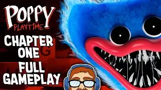 WHERE'D THAT BLUE THING GO? OH NO...  - Poppy Playtime Chapter One Full Gameplay