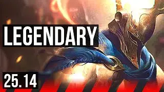 PANTHEON vs RENEKTON (TOP) | Penta, 12 solo kills, 51k DMG, Legendary | EUNE Challenger | 25.14