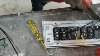 legrand switch board fitting