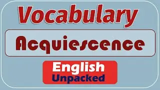 Acquiescence