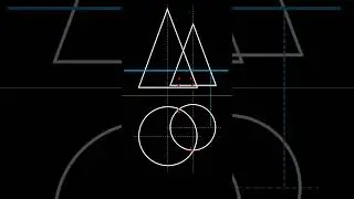 Intersection of two Right Circular Cones Having Parallel Bases | short #descriptive #intersections