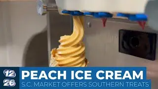Local market serves up peach ice cream with special golf week giveaway