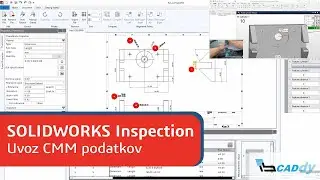 SOLIDWORKS Inspection - uvoz CMM podatkov