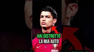 Cristiano Ronaldo: hai distrutto la mia auto😤 #virale #fotcostvcalcio