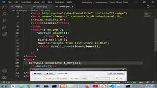 6 delete database crud php mysql