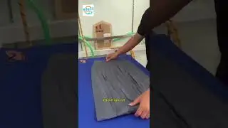 Cara setrika celana rok seragam rempel #laundry #tutorial #vidiokocak #fypシ