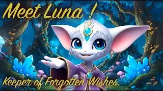 Meet Luna! Keeper of Forgotten Wishes ✨