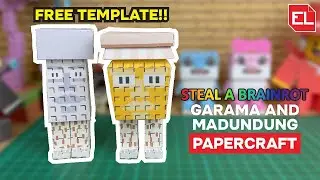 How to Make Garama and Madundung Brainrot Paper Craft | Steal a Brainrot | Roblox | DIY | Tutorial