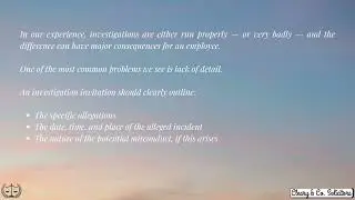 Workplace Investigations & Employee Rights | Fair Procedures - Cleary & Co. Solicitors