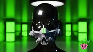 Psy-Tech DJ Visuals | 3D Animation Loop in Sync with Music | BrainBroth Studio