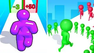 Tall Man Run🆚Circle Run Max Levels Walkthrough Android IOS Big Update 2026 Gameplay HR12