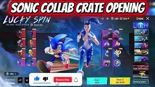 NEW SONIC LUCKY SPIN CRATE OPENING | SONIC x PUBG MOBILE COLLAB 🔥 | Sonic Buddy
