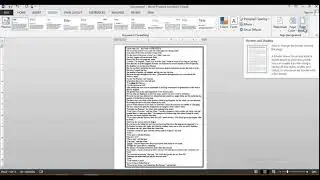 how to set page margins, gutter area and page border in ms word