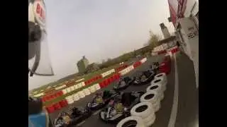 Polizeikartchallenge 2013 Speedarena Rechnitz, 2. Lauf, Gokartbahn, Kartunfall, Kartcrash