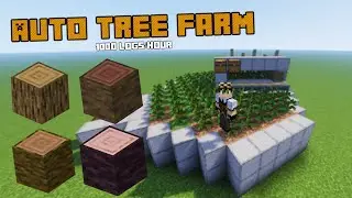 Minecraft Create mod - Beginner Auto Tree Farm Tutorial