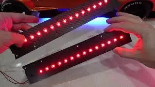 Arrma Infraction, Felony, Limitless Underglow Carbon Fiber Skirts Assembly