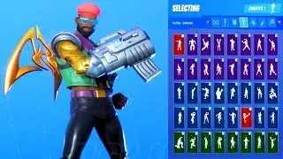 🔥 *NEW* Fortnite Major Lazer Skin Showcase with All Dances & Emotes Season 10 Outfit