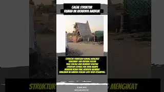 Rumah Ambruk Gegara Gagal Struktur #video #youtube #construction #proyek