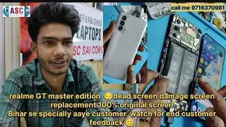 realme GT master edition screen replacement 100% solution watch for end