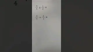 Multiply and Divide Fractions #math