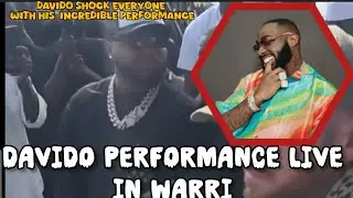 Davido performance live in Warri 