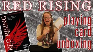 RED RISING PLAYING CARDS UNBOXING | showcasing Midnight Cards' Kickstarter rewards