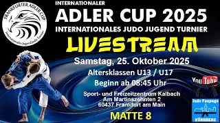 Matte 8 - 9. Int. Adler Cup 2025 - 25.10.2025 - Frankfurt - Judo Fanpage N&uuml;rnberg