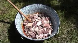 Regöly - 2014. 05. 01. - Szőlőhegyi birkapörkölt - Lakos Péter módon...