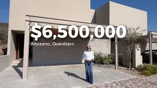 $6,500,000 PESOS, CASA EN ALTOZANO, QUERÉTARO CON HABITACIÓN EN PB, JARDÍN Y UN DISEÑO ESPECTACULAR
