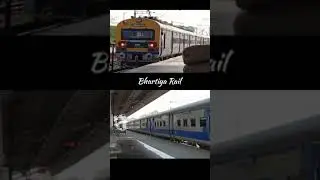 😍MEMU departure😍🚂🚃😍#shorts #ashortaday #bhartiya_rail #shortsvideo #shortvideo