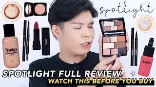 PARANG HIGH END! NEW AFFORDABLE MAKEUP BRAND SPOTLIGHT COSMETICS (MY HONEST REVIEW) + GIVEAWAY!
