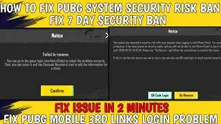 System Has Detected A Security Risk With Your Account | Remove Security Risk✅  | Go Remove Error Fix