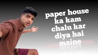 Paper House Day 2 | Oil Dabbe Se Banaya Strong Base | Crazy Blog
