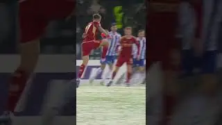 Worldie goals in the snow 🤤 #ConferenceLeague #Aberdeen #UECL  #explore