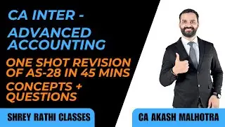 One Shot Revision of AS 28 - Impairment of Assets I Concept + Questions