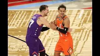 The Luka Doncic vs. Trae Young Classic Battle in the 2020 Rising Stars Game!