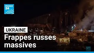 Ukraine : frappes russes massives, quatre morts et des coupures de courant • FRANCE 24
