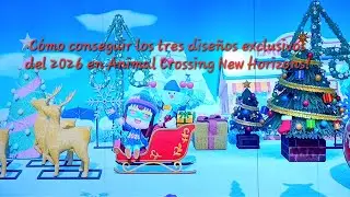 C&oacute;mo conseguir los tres dise&ntilde;os exclusivos del 2026 en Animal Crossing New Horizons! 🎉🥳🎊 #2026 #acnh