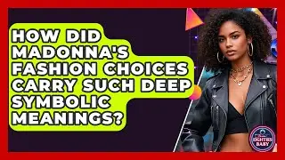 How Did Madonna's Fashion Choices Carry Such Deep Symbolic Meanings? - I'm an 80s Baby